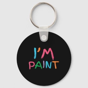 I'm Paint, I Love To Finger Paint, Funny Couple Va Key Ring
