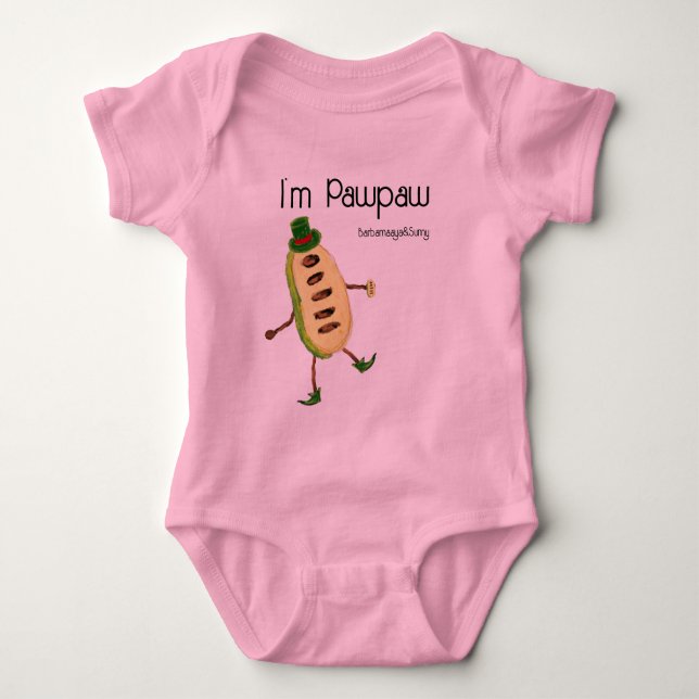 I'm Pawpaw Baby Bodysuit (Front)