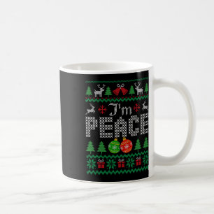 I'm Peace I Come In Couple Matching Ugly Christmas Coffee Mug