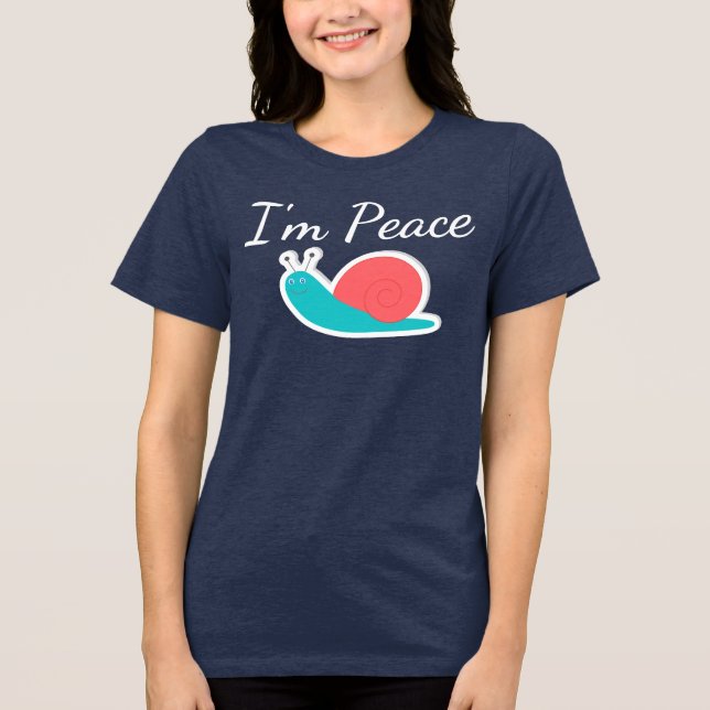 I'm Peace Tri-Blend Shirt (Front)