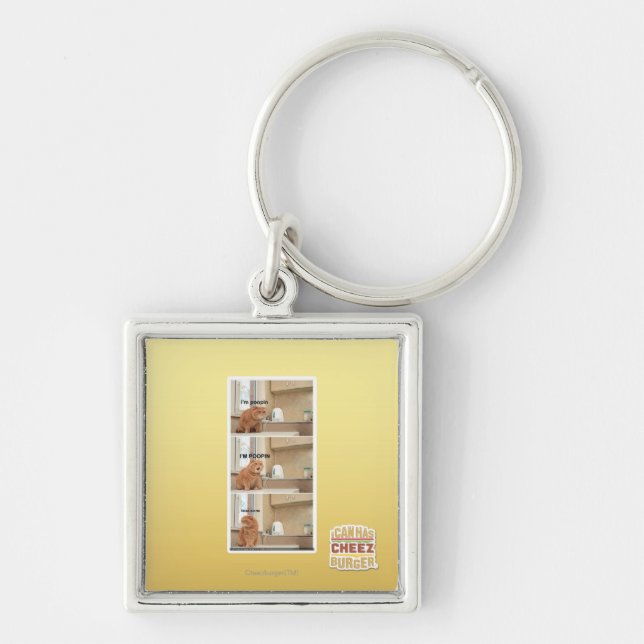 I'm poopin! key ring (Front)