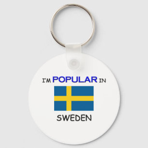 I'm Popular In SWEDEN Key Ring