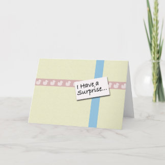 I'm Pregnant April Fools Day Card