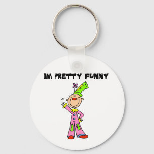 I'm Pretty Funny Tshirts and Gifts Key Ring