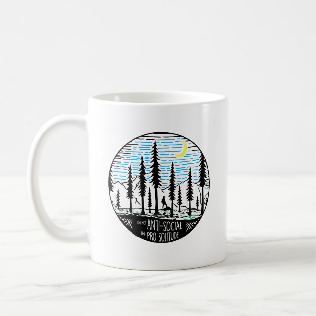 I'm Pro-Solitude Coffee Mug (Left)