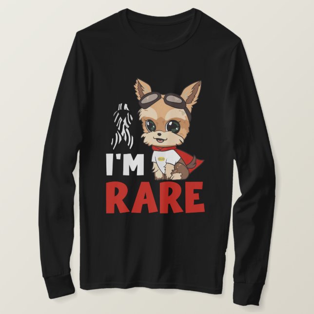 I'm Rare JJ Solo Black Long Sleeved Tee  (Design Front)