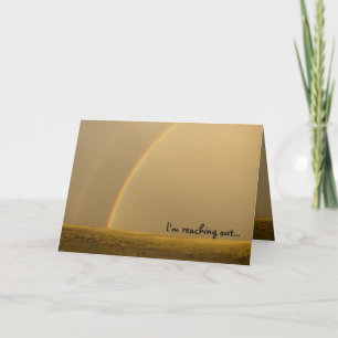 I'm reaching out... card