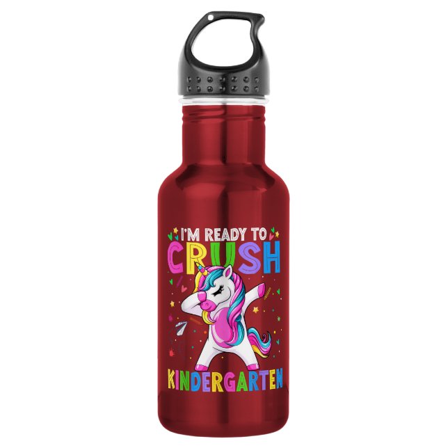 I'm Ready For Kindergarten Back To School 532 Ml Water Bottle (Front)