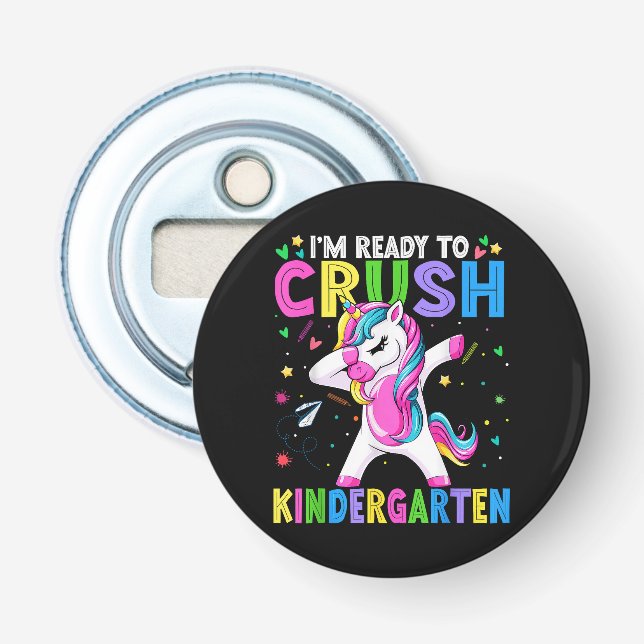 I'm Ready For Kindergarten Back To School Bottle Opener (Front)