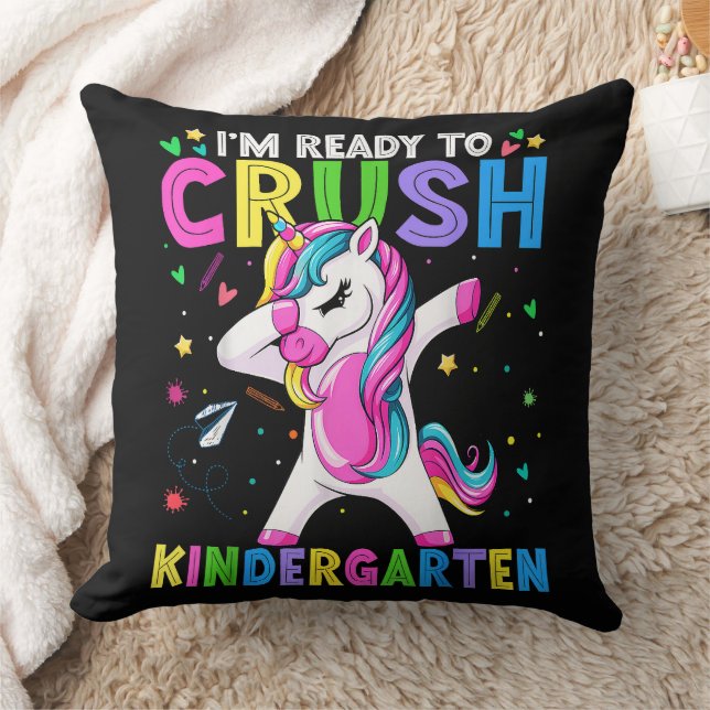 I'm Ready For Kindergarten Back To School Cushion (Blanket)