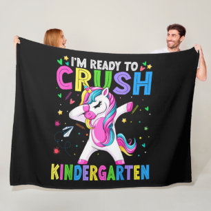 I'm Ready For Kindergarten Back To School Fleece Blanket