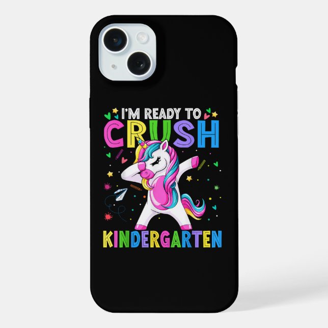I'm Ready For Kindergarten Back To School iPhone Case (Back)
