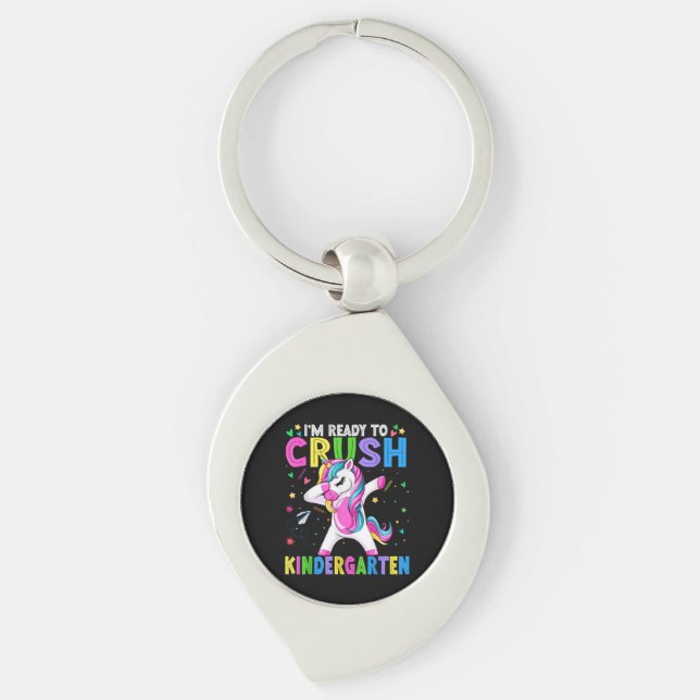 I'm Ready For Kindergarten Back To School Key Ring (Front)