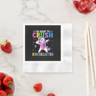 I'm Ready For Kindergarten Back To School Napkin