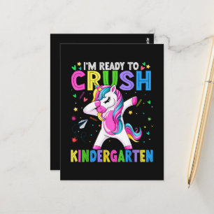 I'm Ready For Kindergarten Back To School Postcard