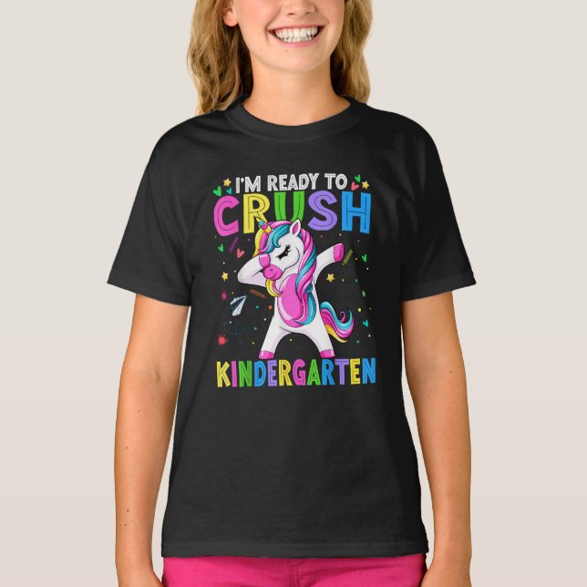 I'm Ready For Kindergarten Back To School T-Shirt (Front)