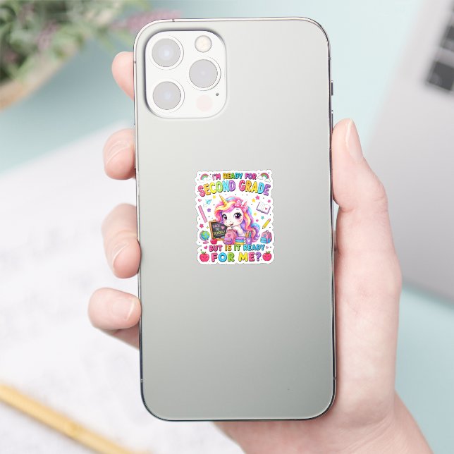 Im Ready for Second Grade Unicorn First Day (Phone)