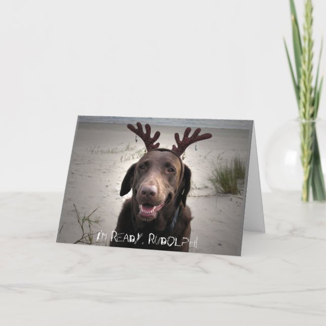 I'm ready holiday card (Front)