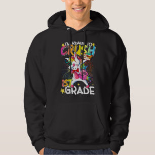 I'm Ready To Crush 1st Grade Dabbing Unicorn Back Hoodie
