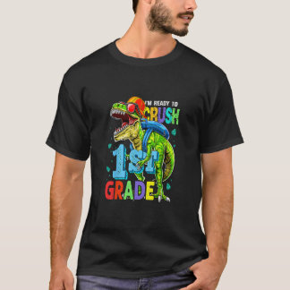 I'm Ready To Crush 1st Grade Dinosaur Back To Scho T-Shirt