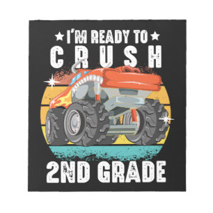 I'm Ready To Crush 2nd Grade Cute Back To School Notepad