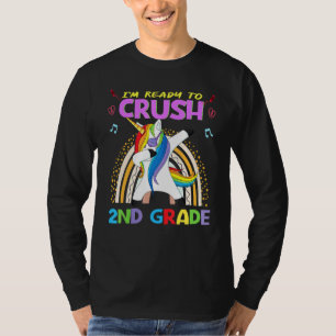Im Ready To Crush 2nd Grade Dabbing Unicorn Boys G T-Shirt