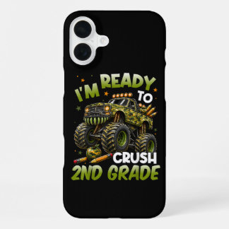 I'm Ready to Crush 2nd Grade Monster Truck iPhone 16 Plus Case