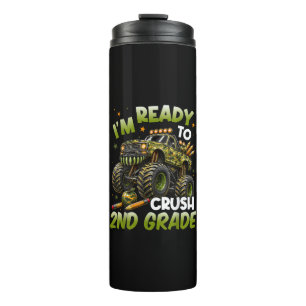 I'm Ready to Crush 2nd Grade Monster Truck Thermal Tumbler