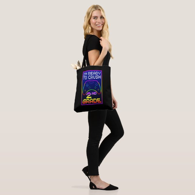 I'M READY TO CRUSH 2nd GRADE Tote Bag (On Model)