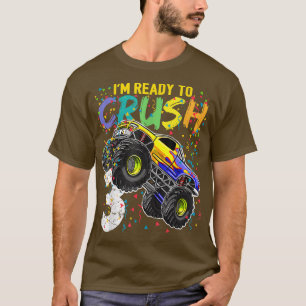 I'm Ready to Crush 3 Monster Truck 3rd Birthday Gi T-Shirt