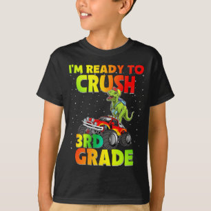 I'm Ready To Crush 3rd Grade Back to school Dinos T-Shirt