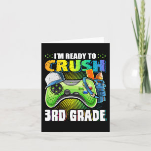 I'm Ready to Crush 3rd Grade Back to School Video Card