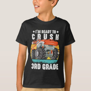 I'm Ready To Crush 3rd Grade Cute Back To School T-Shirt