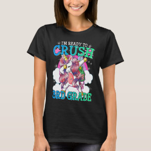 I'm Ready to Crush 3rd Grade Kids Cute Dabbing Un T-Shirt