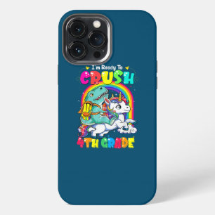 I'm Ready To Crush 4th Grade Cute Unicorn Back To iPhone 13 Pro Max Case