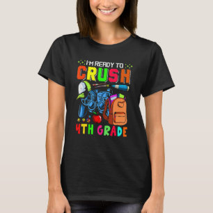 I'm  Ready To Crush 4th Grade Game Controllers Stu T-Shirt
