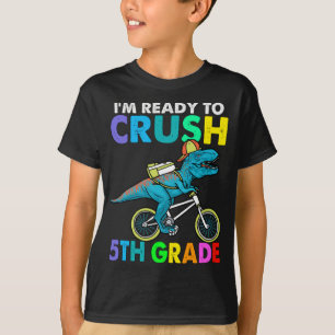 I'm Ready To Crush 5th Grade Boys Back To School T-Shirt