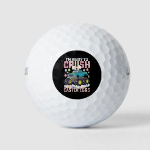 I'm Ready To Crush Easter Eggs Monster Truck Golf Balls