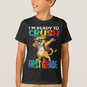 I'm Ready To Crush First Grade Cat T-Shirt
