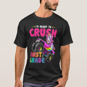 I'm Ready To Crush First Grade Monster Truck Unico T-Shirt