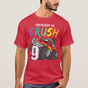 I'm Ready To Crush Funny Graphic Monster Truck 9 Y T-Shirt