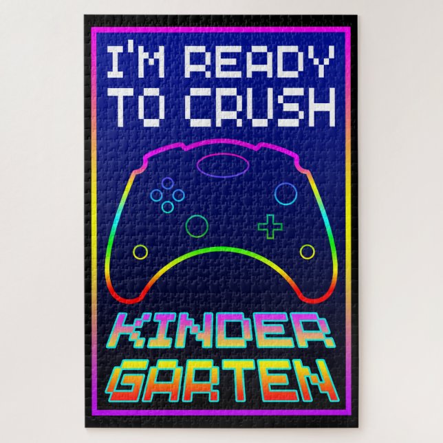 I'M READY TO CRUSH KINDER GARTEN JIGSAW PUZZLE (Vertical)