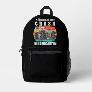 I'm Ready To Crush Kindergarten Back To School Printed Backpack