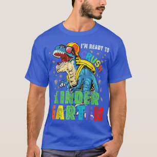 I'm Ready To Crush Kindergarten Dinosaur Back To S T-Shirt