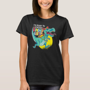 I'm Ready To Crush Kindergarten Dinosaur Boys Back T-Shirt