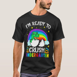 I'm Ready To Crush Kindergarten Dinosaur Party Gam T-Shirt