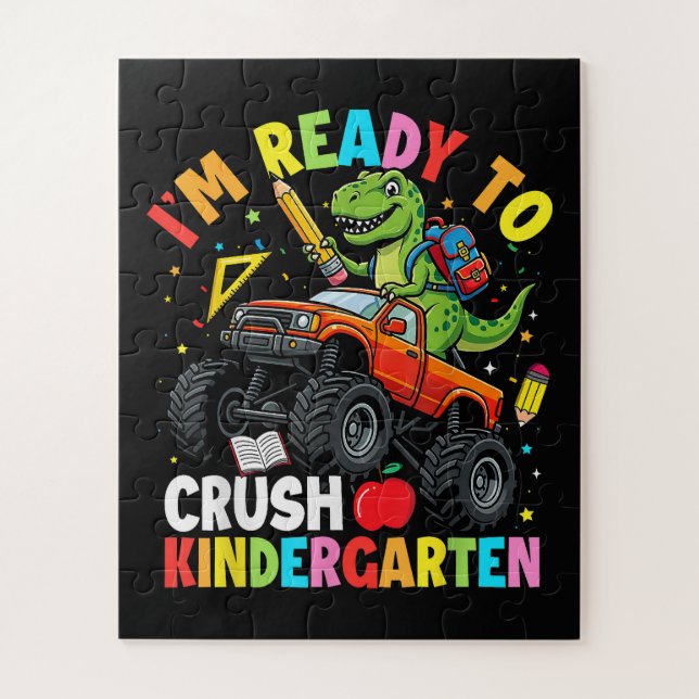 I'm Ready to Crush Kindergarten First Day Jigsaw Puzzle (Vertical)