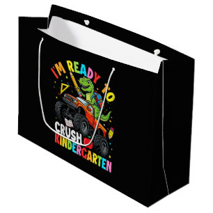 I'm Ready to Crush Kindergarten First Day Large Gift Bag