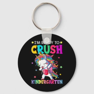 I'm Ready To Crush Kindergarten Happy First Day Of Key Ring