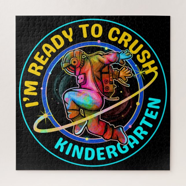 I'm ready to crush kindergarten jigsaw puzzle (Vertical)